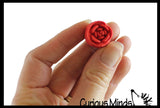 LAST CHANCE - LIMITED STOCK  - Rose Eraser Unique Valentines Gift Exchange for Kids - Pencil Topper
