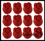 LAST CHANCE - LIMITED STOCK  - Rose Eraser Unique Valentines Gift Exchange for Kids - Pencil Topper