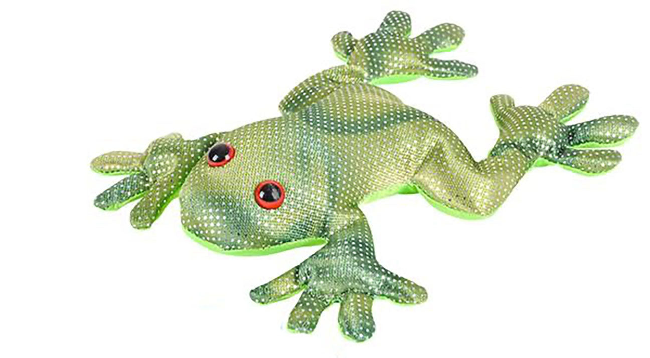 Frog Sand Filled Animal Toy - Heavy Weighted Sandbag Animal Plush