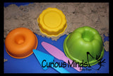 LAST CHANCE - LIMITED STOCK -  CLEARANCE SALE - Bakery Shop Sand Play Set - cake, doughnut sand molds