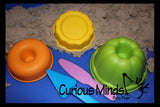 LAST CHANCE - LIMITED STOCK -  CLEARANCE SALE - Bakery Shop Sand Play Set - cake, doughnut sand molds