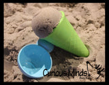 LAST CHANCE - LIMITED STOCK - Ice cream cone and scoop sand molds