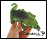 Sand Filled Alligator Crocodile - Moldable Sensory, Stress, Squeeze Fidget Toy ADHD Special Needs Soothing Croc