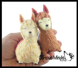 Sand Alpaca Llama - Sand Filled Squishy - Moldable Sensory, Stress, Squeeze Fidget Toy ADHD Special Needs Soothing