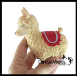 Sand Alpaca Llama - Sand Filled Squishy - Moldable Sensory, Stress, Squeeze Fidget Toy ADHD Special Needs Soothing