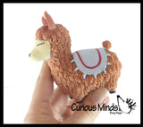 Sand Alpaca Llama - Sand Filled Squishy - Moldable Sensory, Stress, Squeeze Fidget Toy ADHD Special Needs Soothing