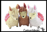 Sand Alpaca Llama - Sand Filled Squishy - Moldable Sensory, Stress, Squeeze Fidget Toy ADHD Special Needs Soothing