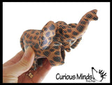 Elephant Sand Filled Animal Toy - Heavy Weighted Sandbag Animal Plush Bean Bag Toss - Shimmering Glitter Safari