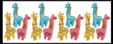 Giraffe Sand Filled Animal Toy - Heavy Weighted Sandbag Animal Plush Bean Bag Toss - Shimmering Glitter Safari