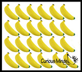 BULK - WHOLESALE - Sand Filled Squishy Banana - Moldable Sensory, Stress, Squeeze Fidget Toy ADHD Special Needs Soothing
