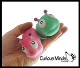 Sand Filled Stretchy Caterpillar - Moldable Sensory, Stress, Squeeze Fidget Toy ADHD Special Needs Soothing Grub Bug