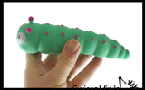 Sand Filled Stretchy Caterpillar - Moldable Sensory, Stress, Squeeze Fidget Toy ADHD Special Needs Soothing Grub Bug