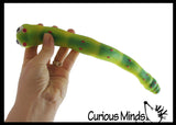 Sand Filled Stretchy Caterpillar - Moldable Sensory, Stress, Squeeze Fidget Toy ADHD Special Needs Soothing Grub Bug