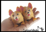 Stretchy Corgi Dog Crushed Bead Sand Filled - Doggy Lover Sensory Fidget Toy Weighted