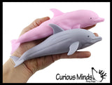 Sand Filled Squishy Dolphin - Moldable Sensory, Stress, Squeeze Fidget Toy ADHD Special Needs Soothing Ocean