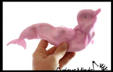 Sand Filled Squishy Dolphin - Moldable Sensory, Stress, Squeeze Fidget Toy ADHD Special Needs Soothing Ocean