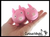 Pig Sand Filled Squishy - Piggie Moldable Sensory, Stress, Squeeze Fidget Toy ADHD Special Needs Soothing