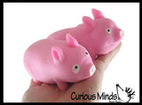 Pig Sand Filled Squishy - Piggie Moldable Sensory, Stress, Squeeze Fidget Toy ADHD Special Needs Soothing