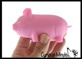 Pig Sand Filled Squishy - Piggie Moldable Sensory, Stress, Squeeze Fidget Toy ADHD Special Needs Soothing