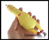 Chicken Sand Filled Squishy - Rubber Chicken Moldable Sensory, Stress, Squeeze Fidget Toy ADHD Special Needs Soothing