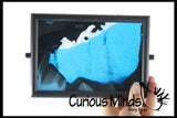 Sand Landscapes - Moving Sand- Soothing Desk Sensory, Stress, Fidget Toy