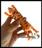 Sand Filled Squishy Tigers - Moldable Sensory, Stress, Squeeze Fidget Toy ADHD Special Needs Soothing Safari