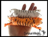 Sand Filled Squishy Tigers - Moldable Sensory, Stress, Squeeze Fidget Toy ADHD Special Needs Soothing Safari