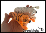 Sand Filled Squishy Tigers - Moldable Sensory, Stress, Squeeze Fidget Toy ADHD Special Needs Soothing Safari