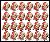 Pug Dog Santa Slow Rise Squishy Toy - Memory Foam Squish Stress Ball - Winter Christmas