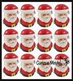 LAST CHANCE - LIMITED STOCK -  Santa Slow Rise Squishy Toy - Memory Foam Squish Stress Ball - Winter Christmas