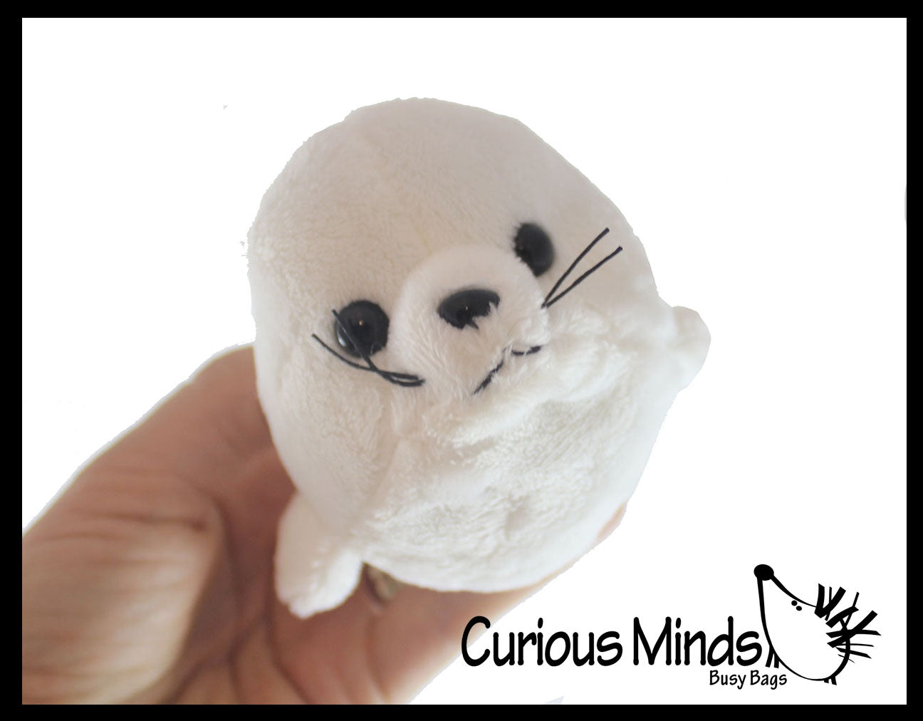 White shop stuffed seal