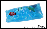 Jumbo Sealife Animal Water Filled Tube Snake Stress Toy - Squishy Wiggler Sensory Fidget Ball