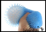 Hairy Puffer Soft Doh Filled Stretch Ball with Shaggy Skin - Ultra Squishy and Moldable Relaxing Sensory Fidget Stress Toy