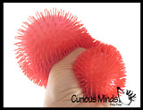 Hairy Puffer Soft Doh Filled Stretch Ball with Shaggy Skin - Ultra Squishy and Moldable Relaxing Sensory Fidget Stress Toy