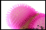 Hairy Puffer Soft Doh Filled Stretch Ball with Shaggy Skin - Ultra Squishy and Moldable Relaxing Sensory Fidget Stress Toy