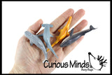 Miniature Sharks and Whales Animal Figurines Replicas