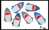 Shark Jaws Large Adorable Erasers - Novelty and Functional Adorable Eraser Novelty Treasure Prize, School Classroom Supply, Math Counters - Sorting - Party Favor