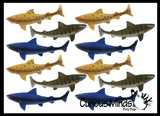 Jumbo Shark Figurines - Large Realistic Replicas of Sharks - Pretend Play Toy - Mini Action Figures Replicas - Miniature Animal Play Set