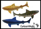 Jumbo Shark Figurines - Large Realistic Replicas of Sharks - Pretend Play Toy - Mini Action Figures Replicas - Miniature Animal Play Set