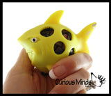 LAST CHANCE - LIMITED STOCK - Set of 5 Reptile & Amphibian Animal Mesh Ball Bundle - Boy Alligator/Turtle/Shark/Dinosaur/Frog - Squishy Water Bead Stress Ball - Mesh  Fun Fidget - Crocodile Gator - Blob Webby Mesh Ball - Squishy Fidget Ball
