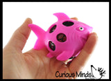 LAST CHANCE - LIMITED STOCK - Set of 5 Reptile & Amphibian Animal Mesh Ball Bundle - Boy Alligator/Turtle/Shark/Dinosaur/Frog - Squishy Water Bead Stress Ball - Mesh  Fun Fidget - Crocodile Gator - Blob Webby Mesh Ball - Squishy Fidget Ball