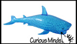 Jumbo Shark Water Gel Water Bead Filled Light Up Squeeze Stress Ball  -  Sensory, Stress, Fidget Toy