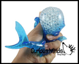 Jumbo Shark Water Gel Water Bead Filled Light Up Squeeze Stress Ball  -  Sensory, Stress, Fidget Toy