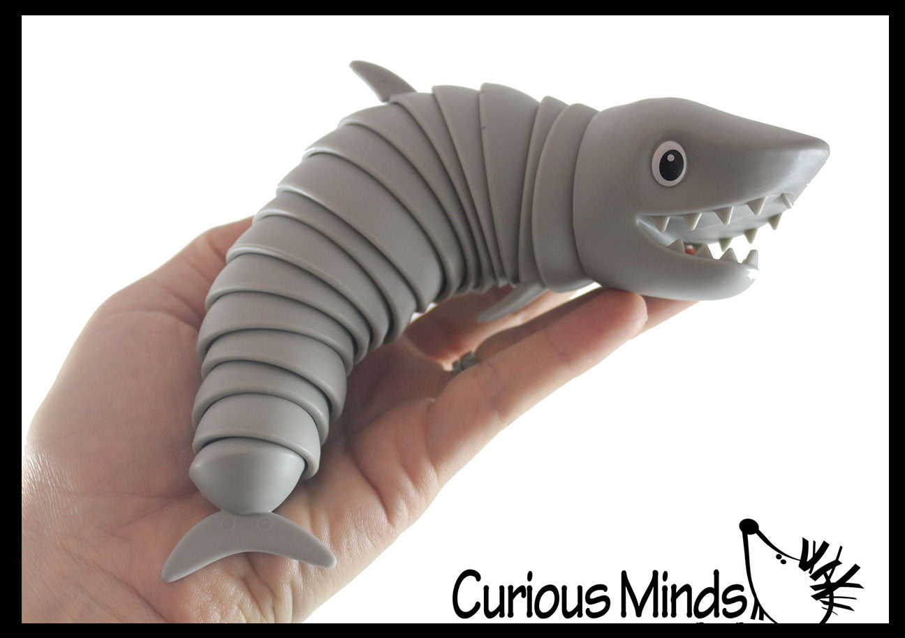 Shark Large Wiggle Articulated Jointed Moving Sea Creature To | Curious Minds Busy Bags