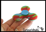 LAST CHANCE - LIMITED STOCK - SALE  -Silicone Tie Dye Fidget Spinner Toy - Spinning Hand Fidget - Anxiety ADHD
