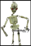 LAST CHANCE - LIMITED STOCK - Moving Skeleton Keychains - Doctor - Anatomy - Halloween Spooky Favor