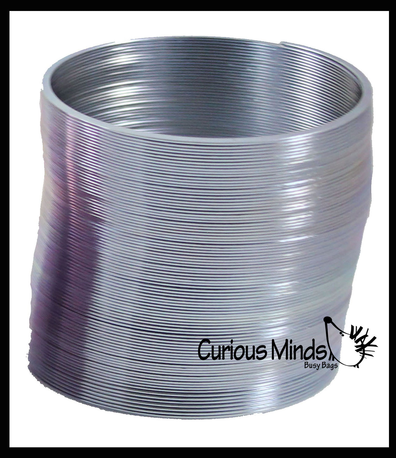 Metal Colored Magic Spring Coil Toy - Sensory Fidget Toy - Relaxing ...