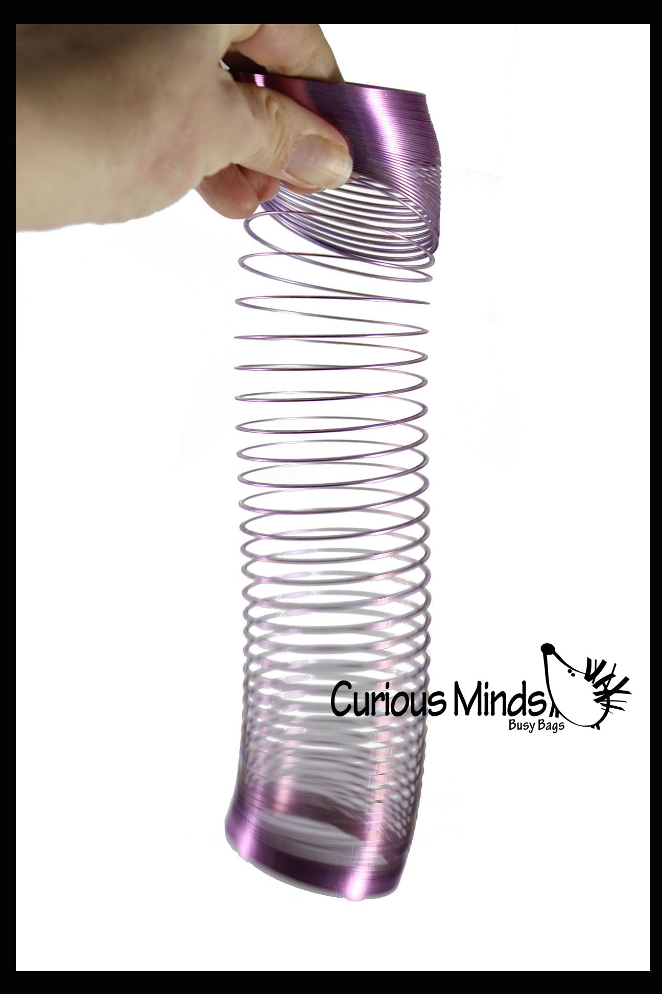 Metal Colored Magic Spring Coil Toy - Sensory Fidget Toy - Relaxing ...