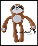 Sloth Bendable -  Bendy Figurine Sensory, Fidget Toy