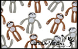 Sloth Bendable -  Bendy Figurine Sensory, Fidget Toy